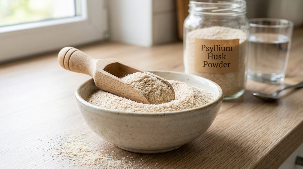O que é psyllium em pó
