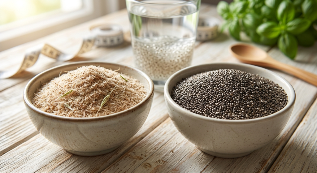 saiba qual escolher Psyllium ou chia