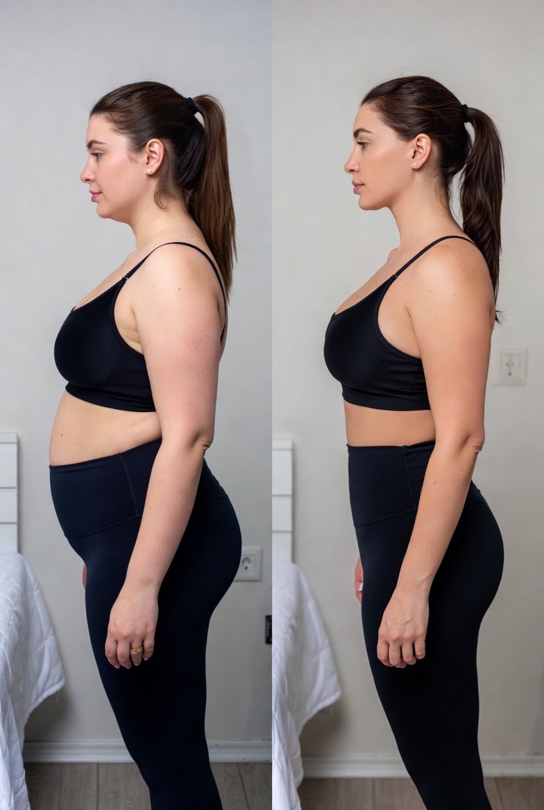 Antes e depois psyllium 1